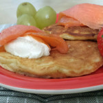 Pancake With Cheese Cream & Salmon